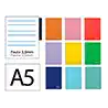Cuaderno espiral liderpapel a5 witty tapa dura 80h 90gr pauta ancha 3,5mm con margen colores surtidos