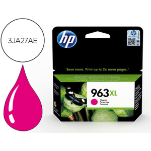 Ink-jet hp 963 xl officejet pro 9010 / 9020 / 9022 / 9023 / 9025 magenta 1600 paginas