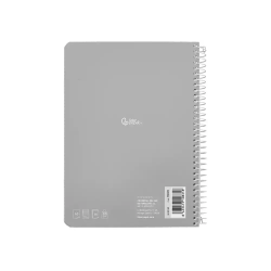 Cuaderno espiral liderpapel a5 witty tapa dura 80h 90gr pauta ancha 3,5mm con margen colores surtidos