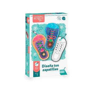 Juego educativo falomir diseña tus zapatillas motricidad fina