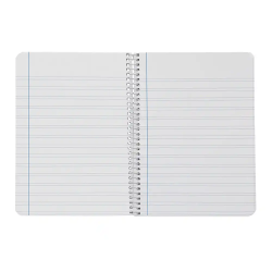 Cuaderno espiral liderpapel a5 witty tapa dura 80h 90gr pauta ancha 3,5mm con margen colores surtidos