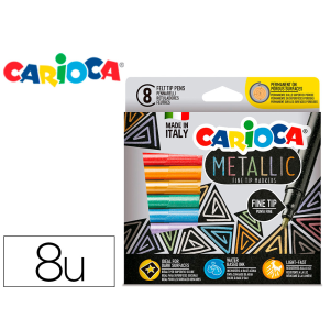 Rotulador carioca metallic...
