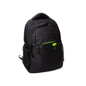 Mochila para portatil q-connect 15,6/' negra con asa 2 bolsillos exteriores 320x430x140 mm