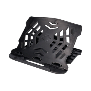 Soporte q-connect para portatil hasta 17/' ajustable 7 angulos diferentes color negro 260x280x60 mm