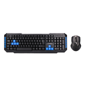 Set teclado y raton q-connect inalambrico compatible windows color negro