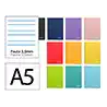 Cuaderno espiral liderpapel din a5 witty tapa dura 80h 90gr rayado montessori 3,5 mm colores surtidos