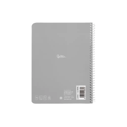 Cuaderno espiral liderpapel din a5 witty tapa dura 80h 90gr rayado montessori 3,5 mm colores surtidos