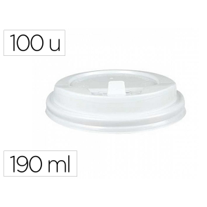 Tapa para vaso bunzl 190 ml...