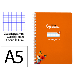 Cuaderno espiral liderpapel...