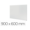 Pizarra blanca nobo infinity sin marco acero lacado magnetico 900x600 mm