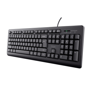 Teclado trust tk-150 usb 2.0 con cable longitud 180 cm color negro
