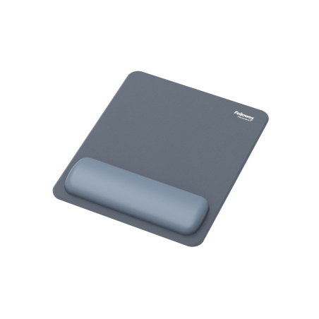 Alfombrilla para raton fellowes con reposamuñecas breyta azul 250x210x25 mm