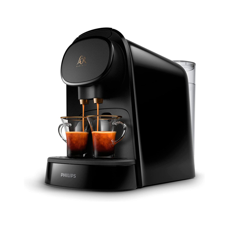 Cafetera de capsulas philips barista 19 bares 1450w 1l doble espresso compatible con capsulas l'or y nespresso