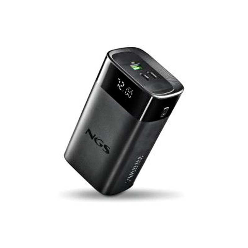 Bateria externa ngs para portatil carga rapida 65w 20000 mah 2xusb-c 1xusb-a