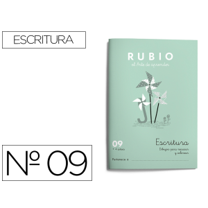 Cuaderno rubio caligrafia...
