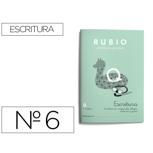 Cuaderno rubio caligrafia nº 6