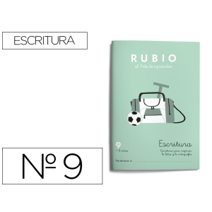 Cuaderno rubio caligrafia nº 9