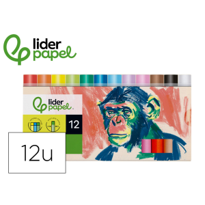 Lapices cera blanda...