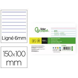 Ficha liderpapel rayada nº3...