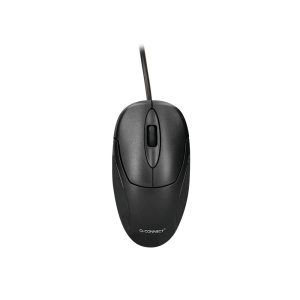Raton q-connect optico 800 dpi usb 1,5 ghz negro con cable