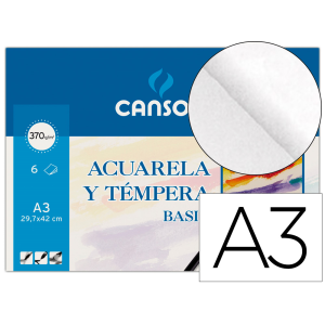 Papel acuarela basik canson...