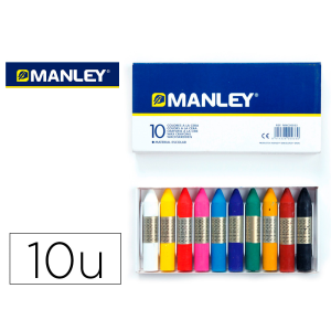 Lapices cera manley caja de...
