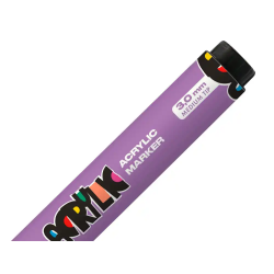 Rotulador liderpapel acrylic base agua todo tipo de superficie punta redonda 3 mm malva