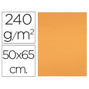 Cartulina liderpapel 50x65 cm 240g/m2 nectarina paquete de 25 hojas