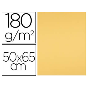 Cartulina liderpapel 50x65 cm 180 gr oro unidad