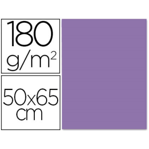Cartulina liderpapel 50x65 cm 180 gr purpura paquete de 25 hojas