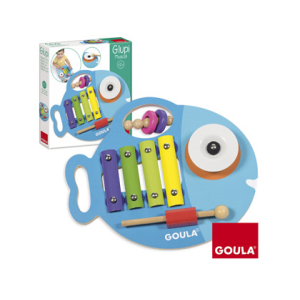 Juego goula didactico glupy musical 3 en 1