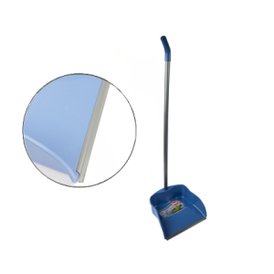Recogedor con perfil de goma 23 cm con palo