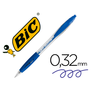 Boligrafo bic atlantis azul...