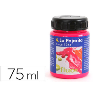 Pintura acrilica la pajarita f-04 magenta fluorescente 75ml