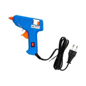 Pistola de silicona caliente mini liderpapel de 25 w con gatillo dispensador y 2 barras de repuesto de 7 mm