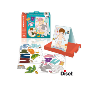 Juego diset didactico magnetico vestir niño-niña