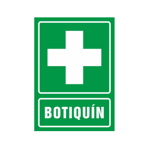 Pictograma syssa señal de botiquin en pvc 210x297 mm