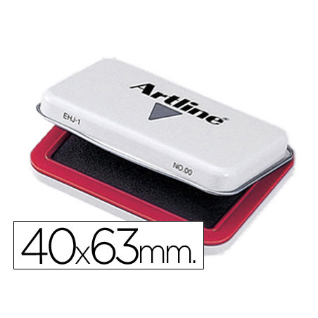 Tampon artline nº00 rojo 40x63 mm