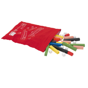 Juego goula didactico regletas en bolsa 55 piezas