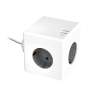 Regleta q-connect de cubo enchufe multiple power cube 6 en 1 cable de 1,4mt 3 tomas de corriente+2 usb+1 usb c