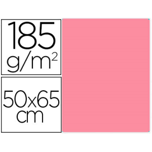 Cartulina guarro rosa chicle 50x65 cm 185 gr