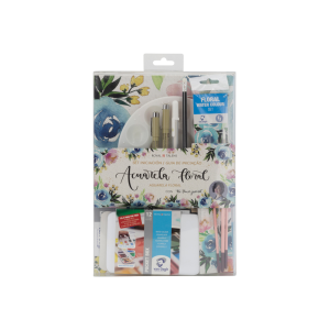 Set acuarela vang gogh floral