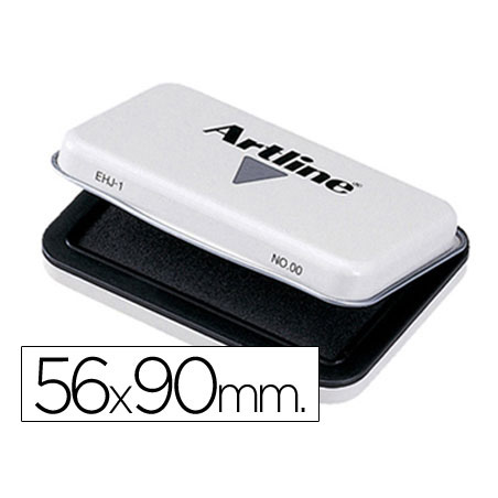 Tampon artline nº0 negro 56x90 mm