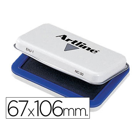Tampon artline nº1 azul 67x106 mm