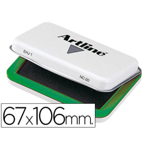 Tampon artline nº1 verde 67x106 mm