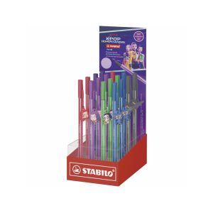 Rotulador stabilo acuarelable pen 68 k-pop expositor de 16 unidades colores surtidos