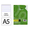 Recambio liderpapel din a5 100 hojas 75 gr horizontal con margen 6 taladros