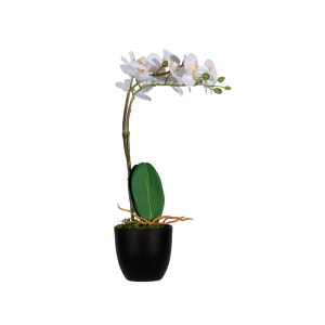 Flor artificial paperflow orquidea blanca 40 cm