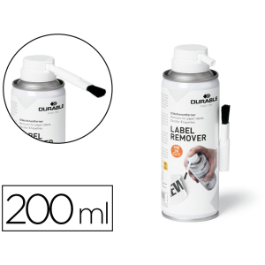 Eliminador de etiquetas adhesivas durable label remover bote de 200 ml