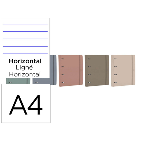 Carpeta anillas oxford europeanbinder forest din a4+ con recambio horizontal